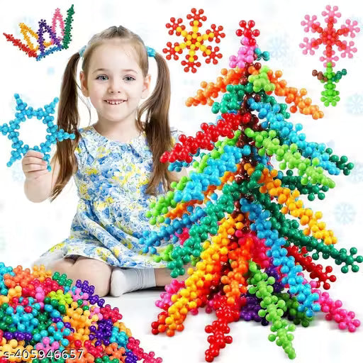 Star Links Interlocking Blocks Educational, Construction Blocks for Kids, Colorful Star Building Blocks Toys for Kids Boys Girls Multicolor for Age 5+ Years (StarLink 50 Pcs)